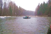 Командирский экипаж под снегом.